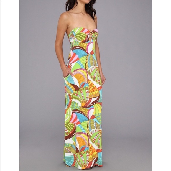 Trina Turk Other - Trina Turk Santa Cruz Halter  Maxi Cover Up Dress